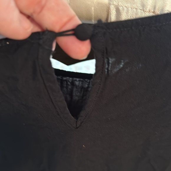 Andree Black Blouse Size Large - Picture 6 of 7